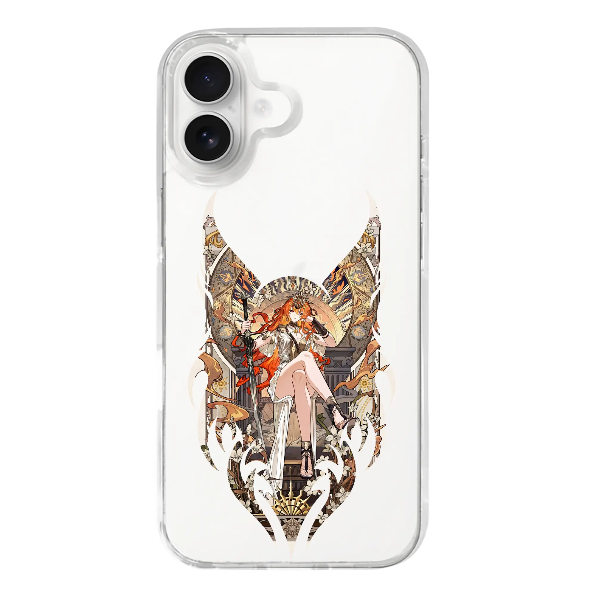 鳴潮 グッズ オーガスタ - iPhone 17シリーズ 透明スマホケース – 薄型・耐衝撃・精密フィット保護カバー